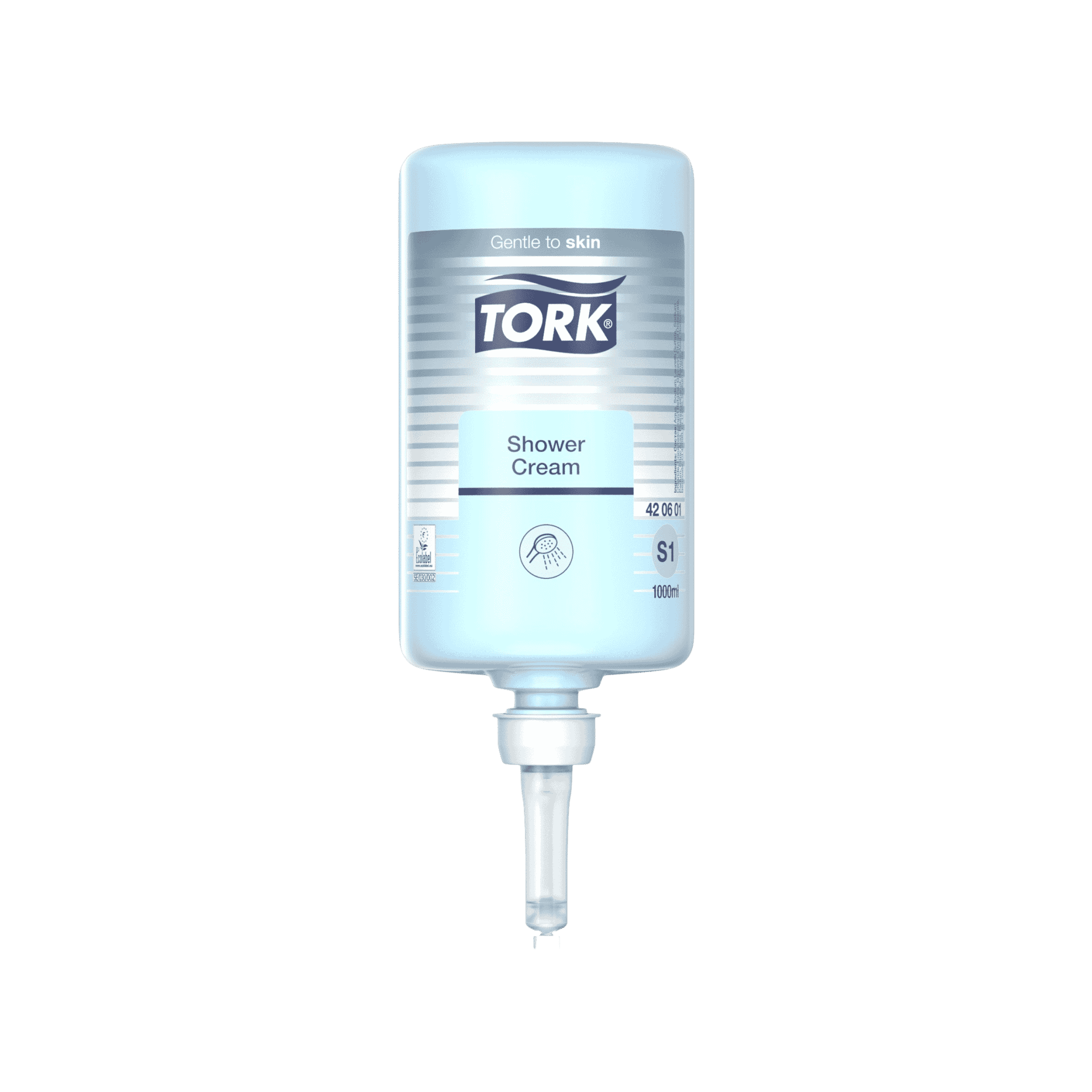 Tork Duschcreme, Premium Flüssigseife S1  6 Flaschen a 1000 ml = 1 Ktn