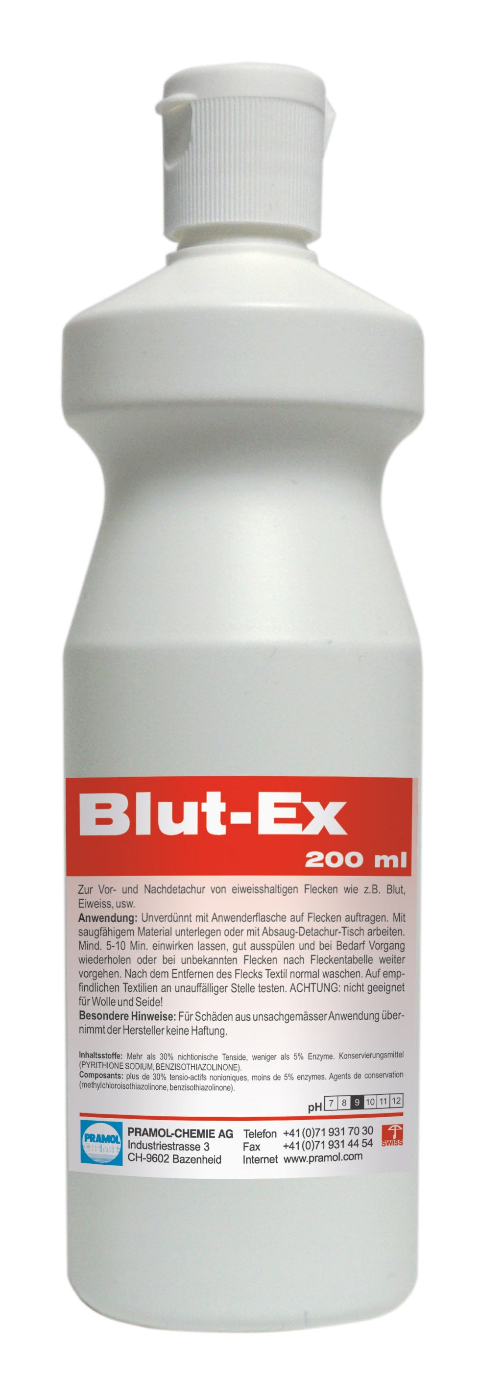 Fleckenentferner Blut-Ex 200ml - für Blutflecken im Textil