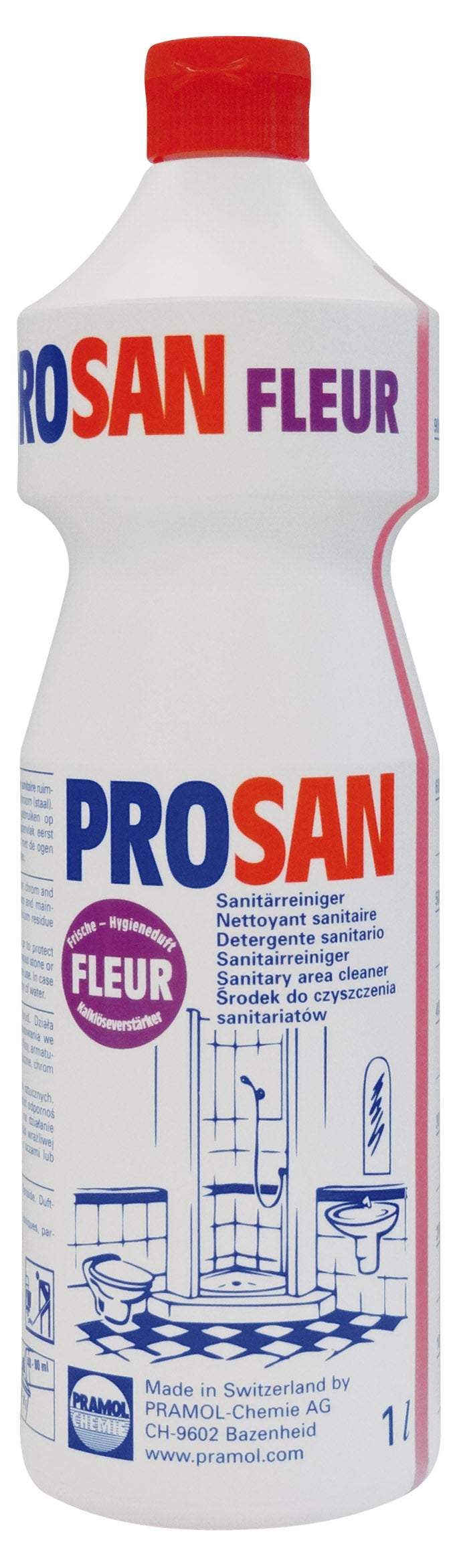 PROSAN FLEUR - Sanitärreiniger, Amidosulfonsäurebasis, frischer Duft