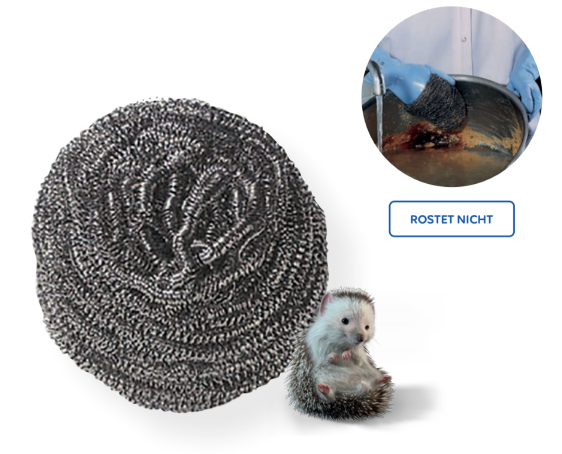 SUPERINOX 50 Edelstahlspirale 60 g Grau 10 Stück/Beutel