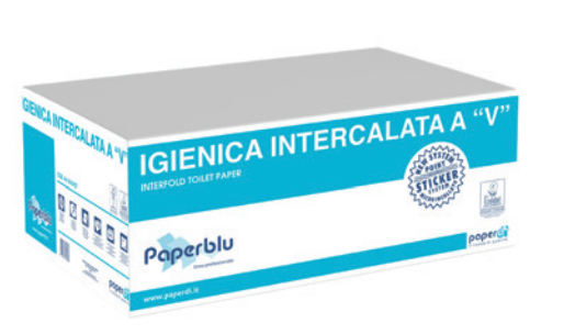 Einzelblatt toilettenpapier ZZ-Falz 2-Lagig (40x225pck) 9.000 Stck = Karton