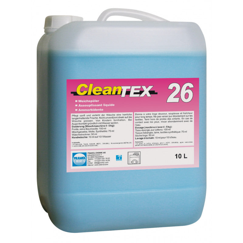 Waschmittel Cleantex 26 10 Liter  - Weichspüller/Gewerbeveredler