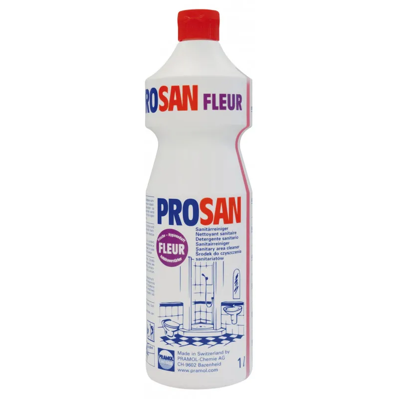 [12601.00197] EPP sanitary power cleaner – Highly active lime and urine stone remover 1 liter PROSAN FLEUR