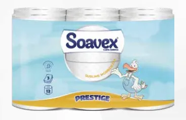 [PI-250011] Soavex – Super Soft Prestige 3-Ply Toilet Paper, 170 Sheets, Packaging Unit (PU) – 36 Rolls