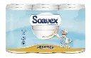 Soavex Prestige-Toilettenpapier – 3-lagig, Erhabene Weichheit, 170 Blatt (12x10cm) (36 Rollen)