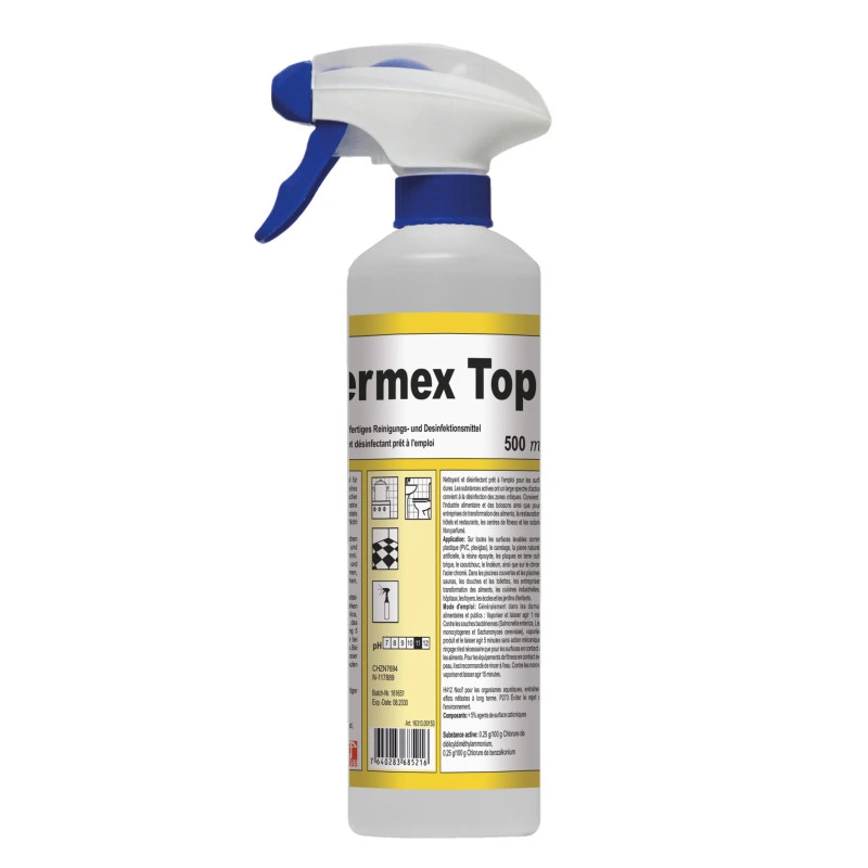 EPP germex Top – Gebrauchsfertiges High-Performance Desinfektions- & Reinigungsmittel, 500ml Flasche