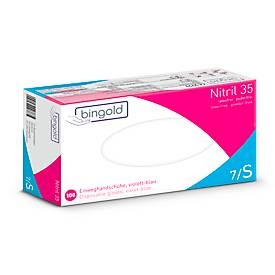 Nitril 35 Handschuhe Puderfrei Violett-Blau- VE = 100 Stk./Packung, 10 Packungen/Krt
