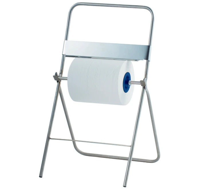 Industrie Rollenhalter zur Bodenaufstellung Edelstahl 623 INOX