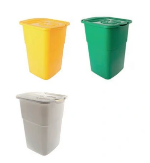 [MA-900758] Mülltrennsystem 3 x 50 l Set, Maße: 38 x 36 x 54 H cm