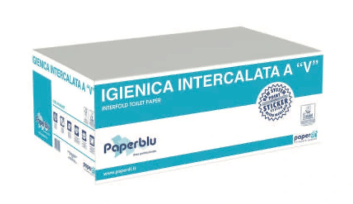 EPP Multifalz Premium-Toilettenpapier – 2-lagig, Zick-Zack (V-Falz), 9.000 Blatt (40 x 225 Stück)