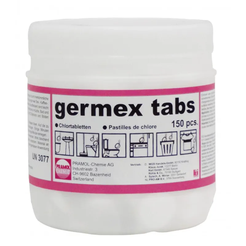 EPP germex tabs – Bleich- & Hygiene-Reinigungstabletten (Aktivchlor-Formel) 150 Stk