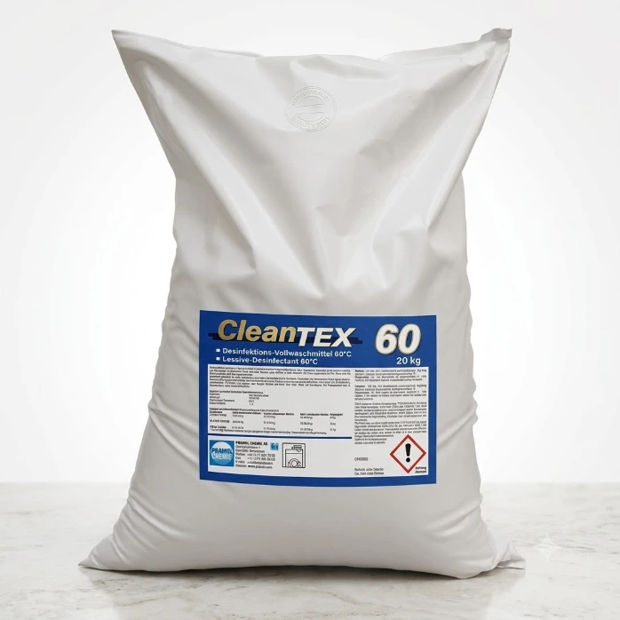 EPP CleanTEX 60 – Chemothermisches Desinfektions-Vollwaschmittel (Phosphatfrei) 20kg