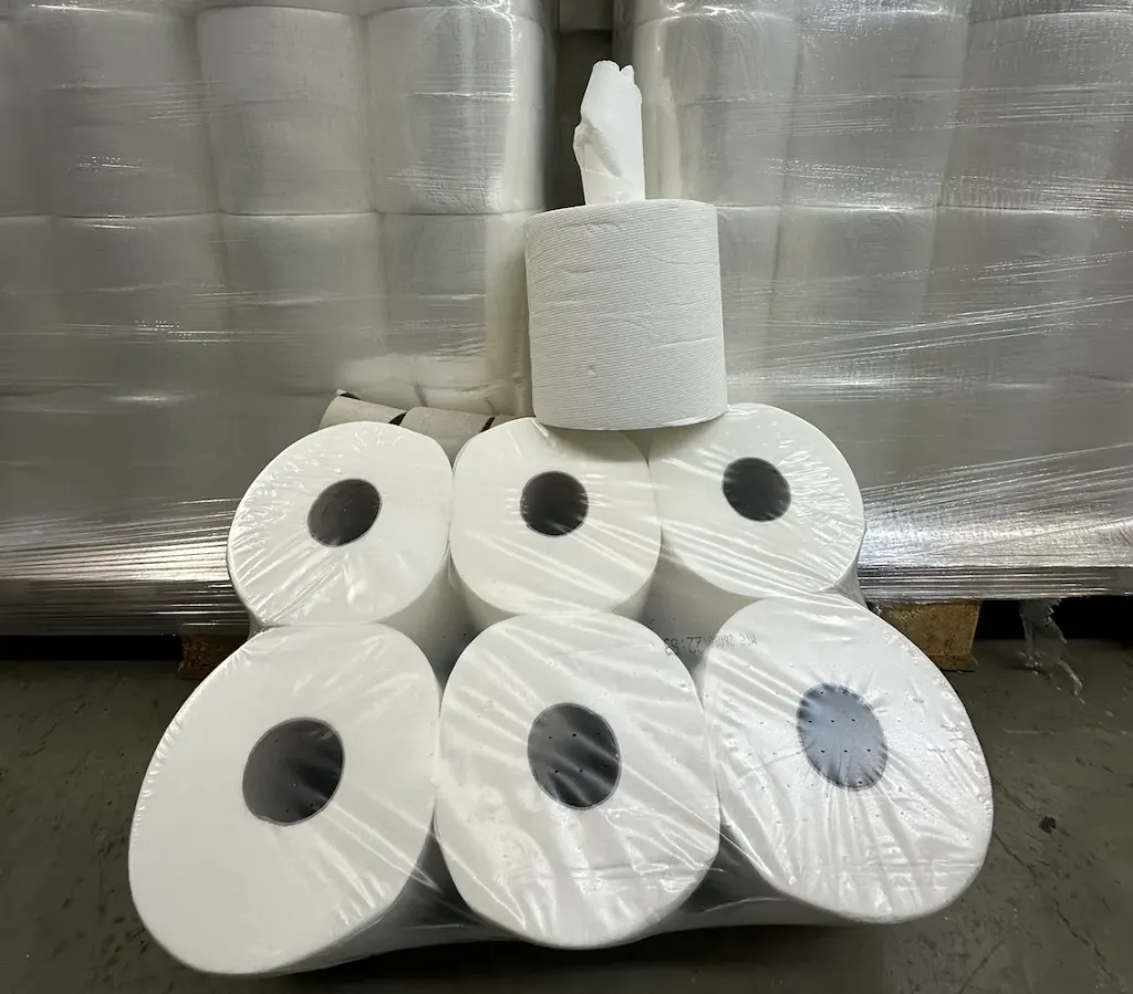 [PI-25022] Küchen/Putzpapierrolle - Midi 140 Meter 6er Packung - 100% Zellulose. 19,7x30cm, 19cm Durchmesse