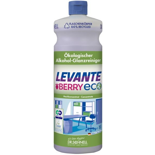 [DS-DRS01019] DR. SCHNELL Levante Berry Eco – Ökologischer Oberflächenreiniger mit Beerenduft (Konzentrat) (1 Liter)