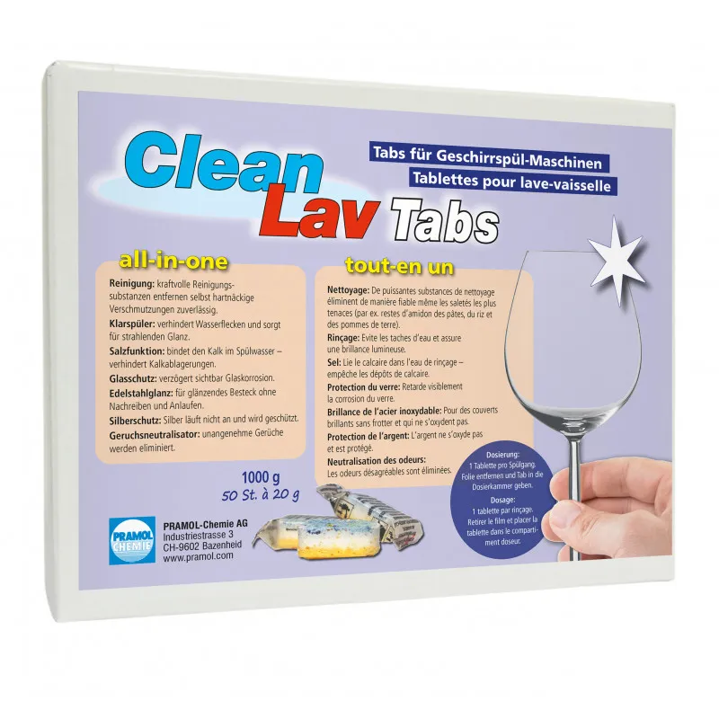 [23019.00100] EPP CleanLav 7-in-1 Profi-Geschirrreiniger Tabs (50 Stück)